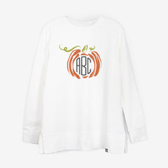 Personalized Fall Crewneck Sweatshirt | Pumpkin