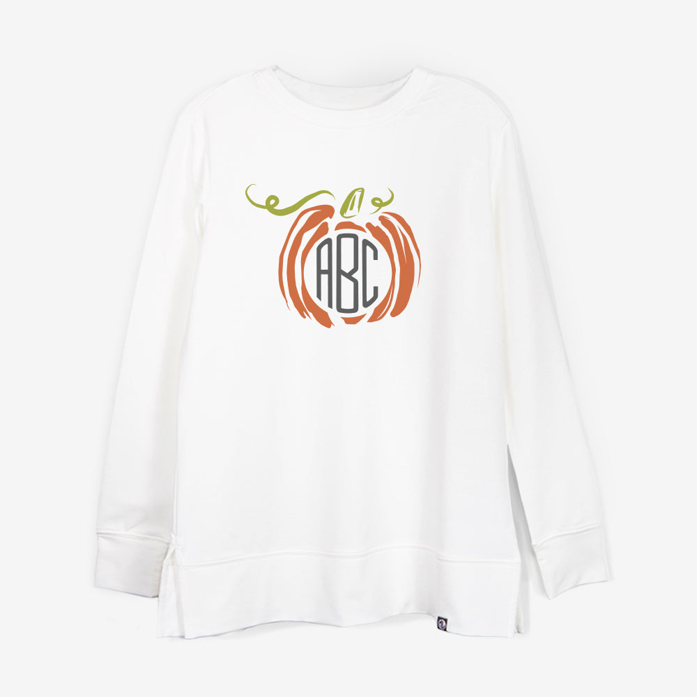 Personalized Fall Crewneck Sweatshirt | Pumpkin