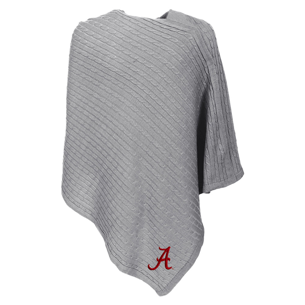 alabama poncho in grey